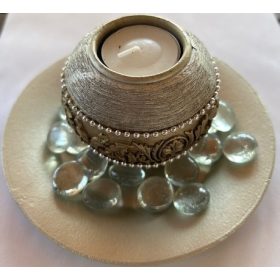 Mécsestartó szett ezüst 2 részes UTOLSÓ DARAB