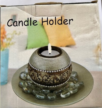 Mécsestartó szett ezüst 2 részes UTOLSÓ DARAB