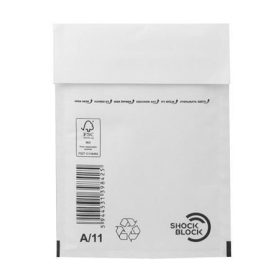 Légpárnás tasak GPV No11/W1 szilikonos fehér 100x165mm