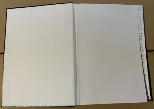 Előrendező A/4 pp/karton 1-31 301 számos sötétkék MINIMÁLIS ESZTÉTIKAI HIBÁVAL