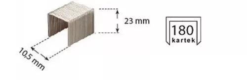 Tűzőkapocs EAGLE 23/23 1000 darabos ESZTÉTIKAI HIBÁS CSOMAGOLÁS