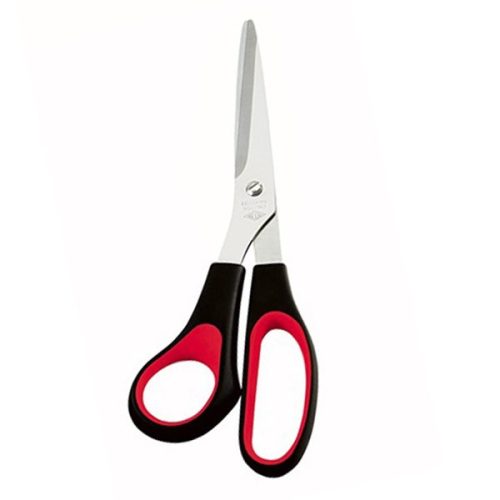 Olló irodai WEDO 976-81 gumifogós balkezes 21 cm fekete