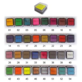   Tintapárna / bélyegzőpárna 33x33x20 mm színkód "21" UTOLSÓ DARABOK