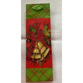   Italtasak karácsonyi 3D glitteres szalagfüles 11,5 x 35 x 9 cm UTOLSÓ DARABOK