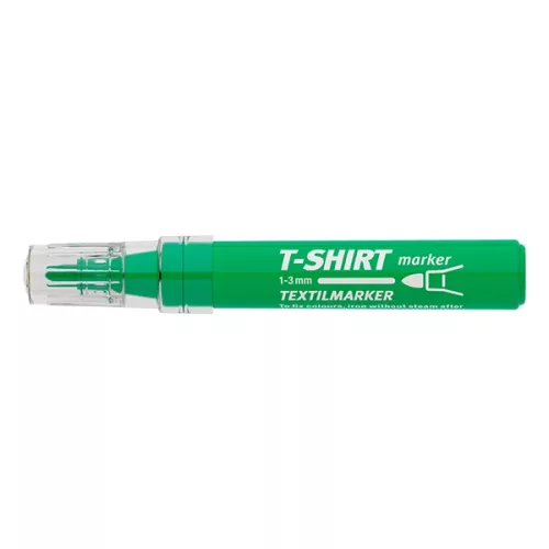 Textilmarker ICO T-Shirt 1-3 mm kerek zöld
