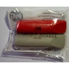   Kupakradír FABER-CASTELL Grip 2001 40x10mm 2 db/csomag szürke/piros