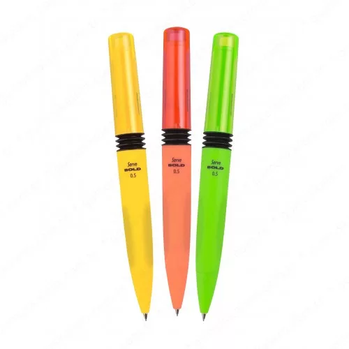 Nyomósirón SERVE Bold 0,5 mm zöld színű műanyag test KIFUTÓ TERMÉK