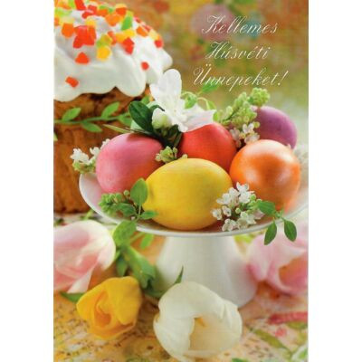 Húsvéti képeslap borítékkal "DK" 15-04