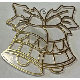   Fényvarázs forma arany színű kontúrral "harang" UTOLSÓ DARABOK