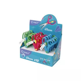   Olló 13cm, iskolai a fogón nyitás rásegítővel, Connect,