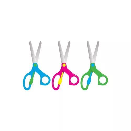 Olló 13cm, iskolai a fogón nyitás rásegítővel, Connect,