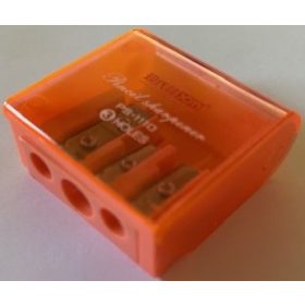 Hegyező 3 lyukú tartályos narancssárga UTOLSÓ DARAB