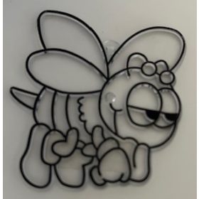   Fényvarázs forma fekete színű kontúrral "Méhecske" UTOLSÓ DARAB