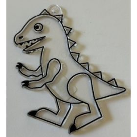   Fényvarázs forma fekete színű kontúrral "Dino Tirannoszaurusz" UTOLSÓ DARAB