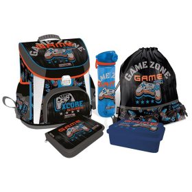   Iskolatáska szett LIZZY CARD prémium 5 részes Bossteam Gamer Xcore UTOLSÓ DARABOK