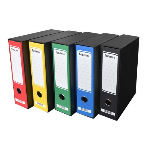 Tokos iratrendező A4 8cm Foroffice fekete 