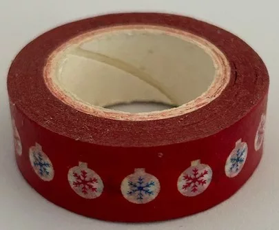 Ragasztószalag karácsonyi mintás 1,5 mm x 10 m UTOLSÓ DARAB