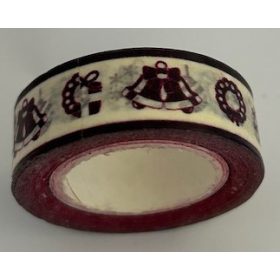   Ragasztószalag karácsonyi mintás 1,5 mm x 10 m UTOLSÓ DARAB