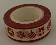 Ragasztószalag karácsonyi mintás 1,5 mm x 10 m UTOLSÓ DARAB