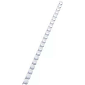 Iratspirál műanyag 6 mm szürkés fehér 1 db