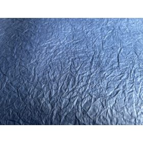   Merített papír gyűrt 80x60 cm sötétkék 1 ív KIFUTÓ TERMÉK