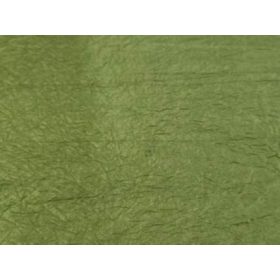 Merített papír gyűrt 80x60 cm zöld 1 ív KIFUTÓ TERMÉK