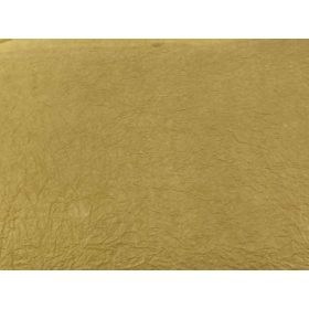   Merített papír gyűrt 80x60 cm okkersárga 1 ív KIFUTÓ TERMÉK