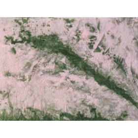   Merített papír gyűrt 80x60 cm rozsaszín - zöld 1 ív KIFUTÓ TERMÉK