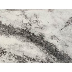   Merített papír gyűrt 80x60 cm fehér - szürke 1 ív KIFUTÓ TERMÉK