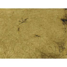   Merített papír gyűrt 80x60 cm okkersárga - fekete 1 ív KIFUTÓ TERMÉK