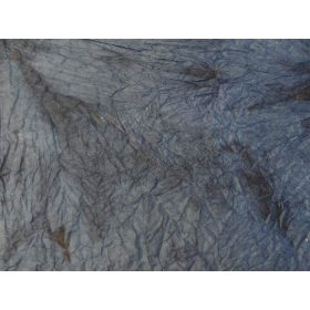   Merített papír gyűrt 80x60 cm világoskék - sötétkék 1 ív KIFUTÓ TERMÉK