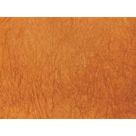   Merített papír gyűrt 80x60 cm sötét narancssárga 1 ív KIFUTÓ TERMÉK