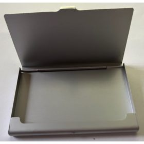   Névjegytartó tárca Basic fém 10 darabos ezüst UTOLSÓ DARABOK