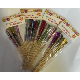 Dekoráció, party beszúró csillámos KIFUTÓ TERMÉK