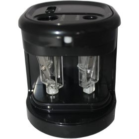   Hegyező asztali 2 lyukú elektromos elemes EG5161 Eagle fekete