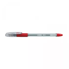 Golyóstoll 0,7mm, kupakos Zebra Z1, írásszín piros