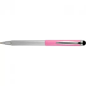   Golyóstoll metál rózsa test, Zebra Stylus Telescopic, írásszín kék