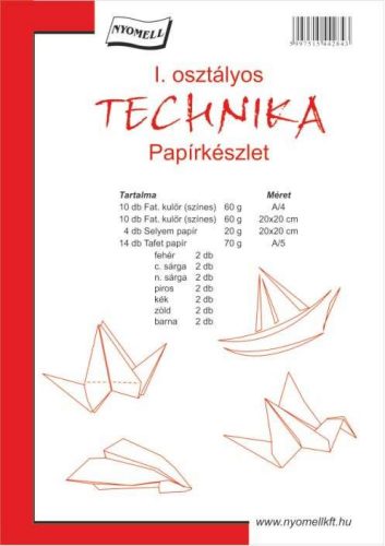 Technika csomag I. osztályos