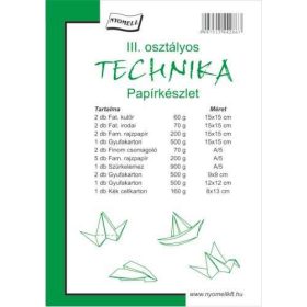 Technika csomag III. osztályos