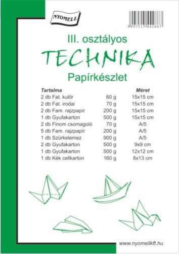 Technika csomag III. osztályos