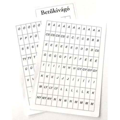 Betűkivágó A/5 