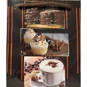   Dísztasak/ajándéktasak kicsi lakk 11x13x5 cm sodrottfüllel UTOLSÓ DARABOK