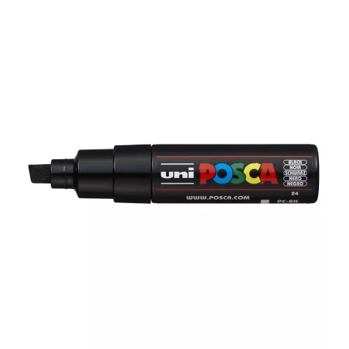 Dekormarker 8mm, Uni Posca PC-8K fekete