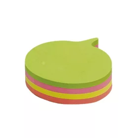   Jegyzettömb öntapadó, mondatfelhő alakú, 70x70mm, 200lap, Info Notes