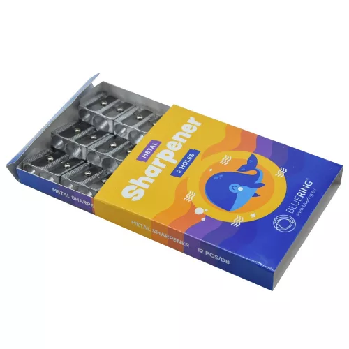 Hegyező 2 lyukú fém, Bluering®, 