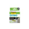 Feliratozógép szalag Dymo D1 S0720580/45018 12mmx7m, ORIGINAL, fekete/sárga