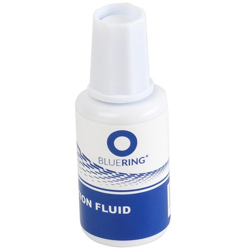 Hibajavító folyadék 20ml, vízbázisú szivacsos végű Bluering®