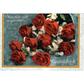   Képeslap borítékkal, Nyugdíjas évek megkezdéséhez Gratulálunk UTOLSÓ DARABOK