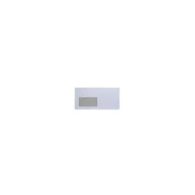   Boríték LC6/5 enyvezett bélésnyomott bal ablakos 35x90mm 114x229mm B20A20 Bluering® fehér
