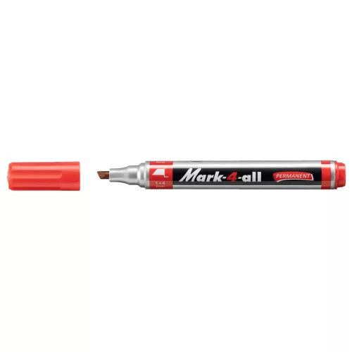 Alkoholos marker 1-4mm, vágott S Stabilo Mark-4-all 653/40 piros